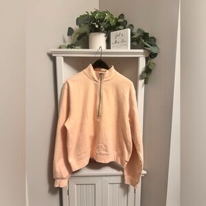 Fabletics Light coral Women's Quarter-Zip Sweatshirt